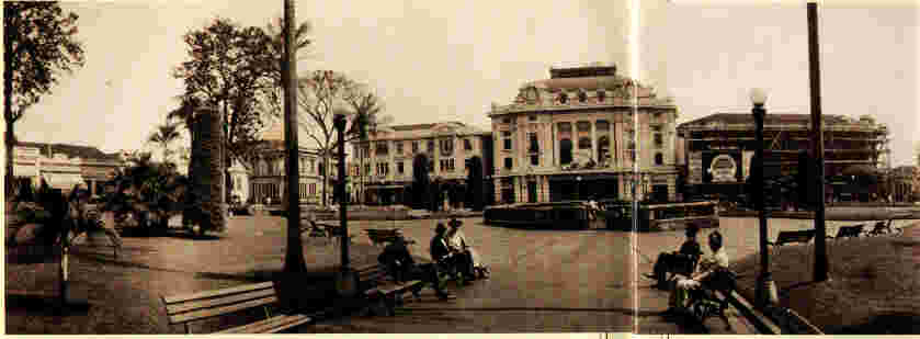 Praça XV . Theatro D. Pedro II . Hotel Palace em construção